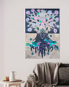 Tree of life, 110x76 textile painting