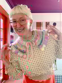 Image 1 of Scrap Mohair Bubble Collar no. 3 