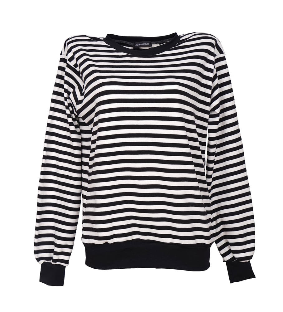 Image of Pullover Striped schwarz-weiss
