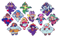 Image 2 of Darkstalkers / Vampire Savior Acrylic Charms