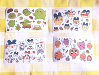 Image 2 of Tamagotchi Clear Sticker Sheets