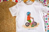Harry on his Bike - Kids T shirts