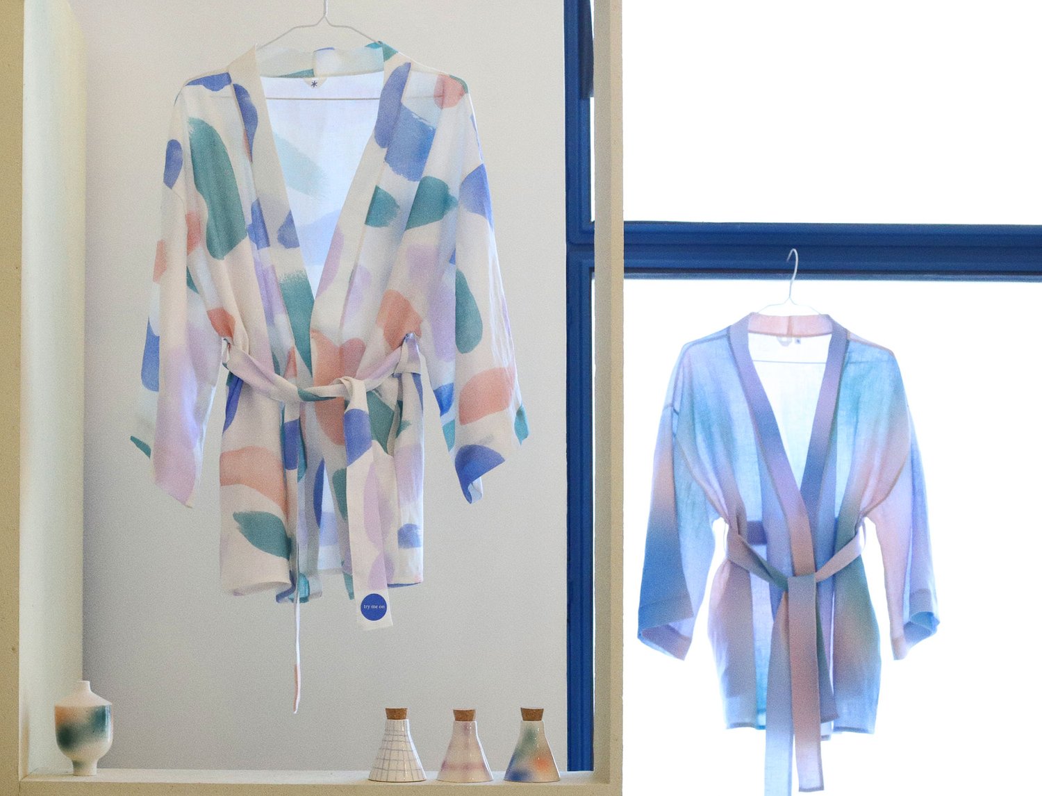 Image of BRUSH STROKES KIMONO (preorder)