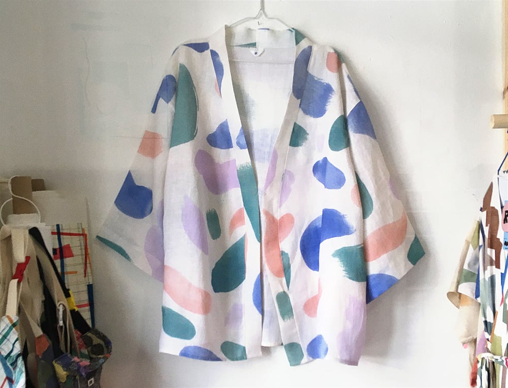 Image of BRUSH STROKES KIMONO / ✱