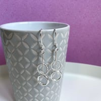 Image 1 of Small Circles Earrings in Sterling silver 