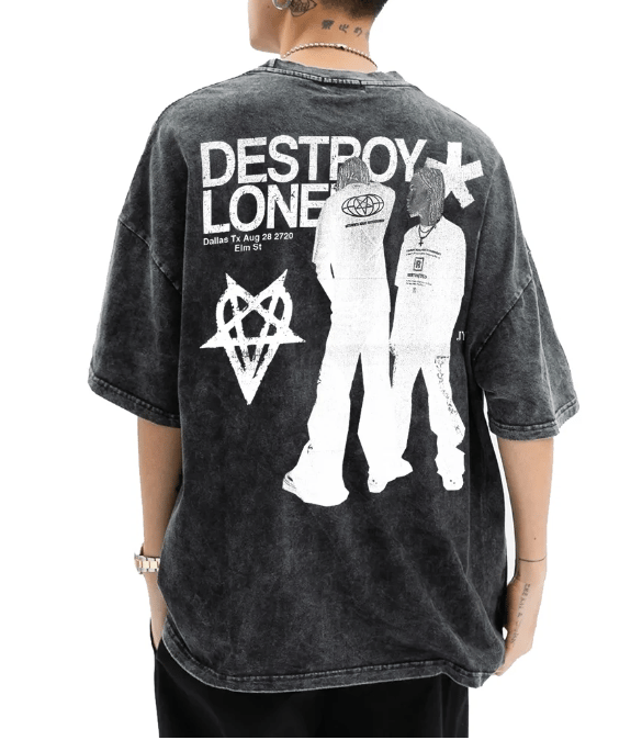 Destroy Lonely Suede Graphic Shirt #2