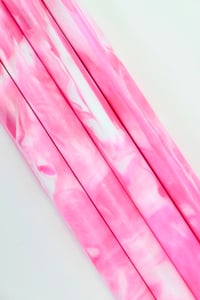 Image 1 of Sixteen Candles, custom bespoke pen blanks, high pressure cured with Alumilite Resin. Bespoke ready!