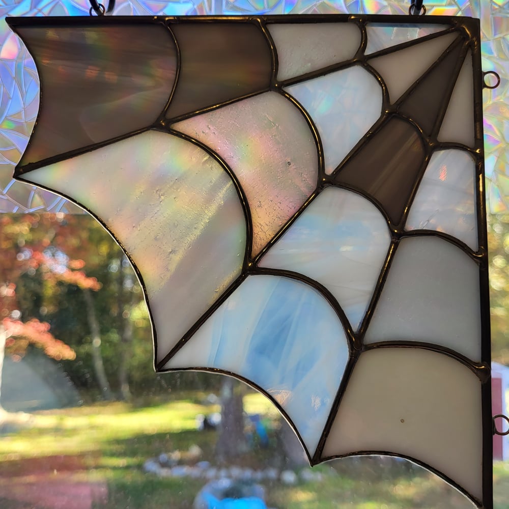 Iridescent Stained Glass Corner web Version 1