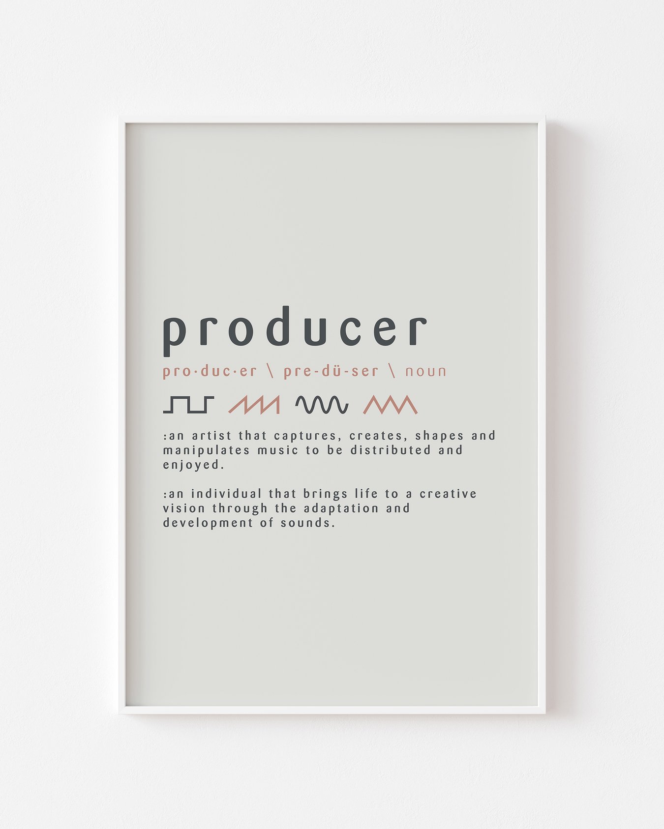 Image of Music Producer Definition Print