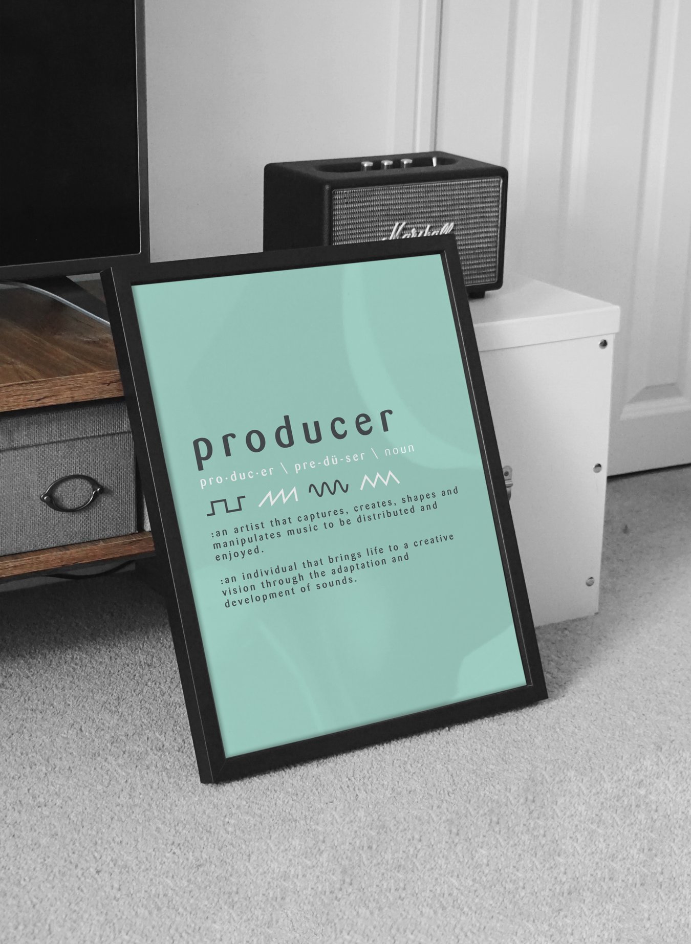 Image of Music Producer Definition Print