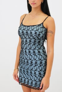 Image 2 of Bleu lace mini dress 