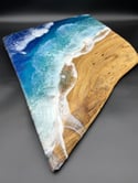 Ocean Waves Elm Charcuterie Board