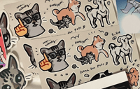 Image 2 of LoonaThePets Sticker Sheet