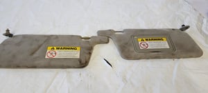 Image of 96-00 HONDA CIVIC - LEFT AND RIGHT SUN VISORS PAIR VISOR SET - OEM FACTORY