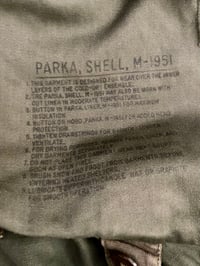 Image 5 of BUZZ RICKSON'S M-1951 FISHTAIL PARKA