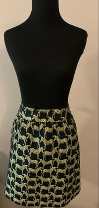 Image 1 of Gold Zebra Skirt - Size: 10