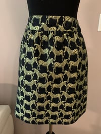 Image 2 of Gold Zebra Skirt - Size: 10