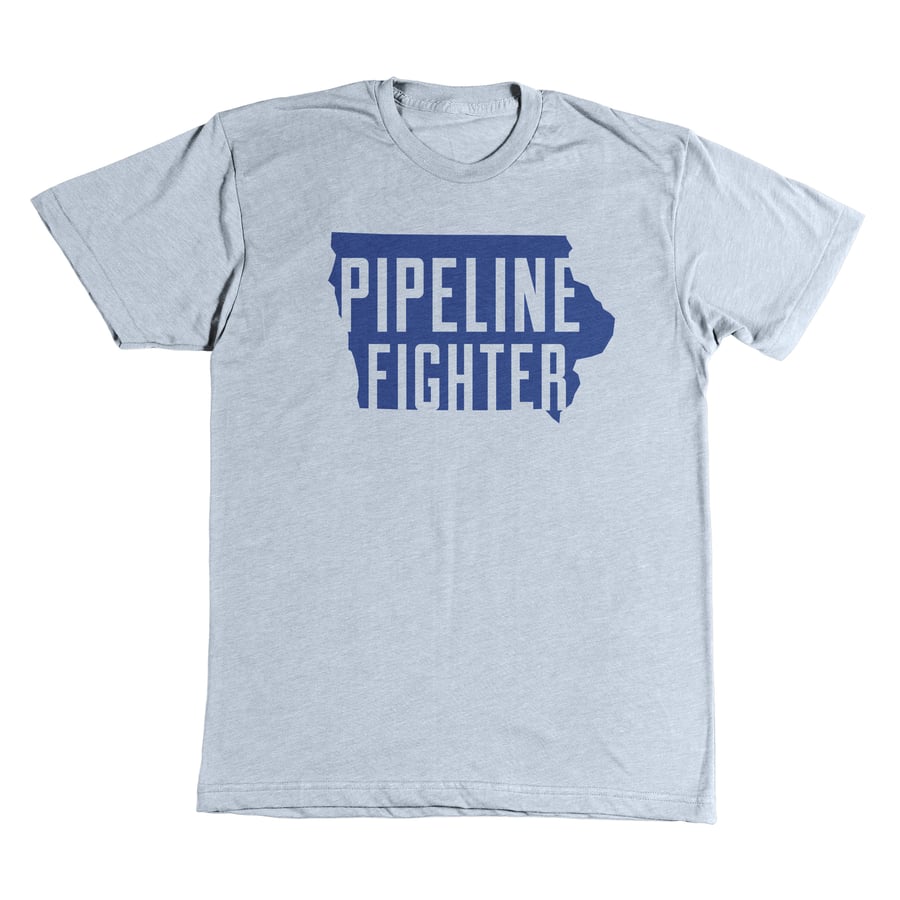 Image of Iowa Pipeline Fighter t-shirt (grey short sleeve)