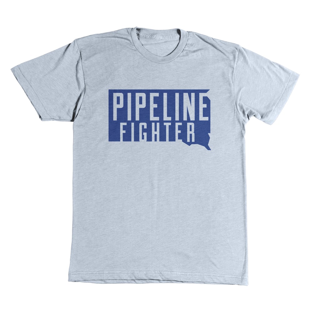 Image of South Dakota Pipeline Fighter t-shirt (grey short sleeve)