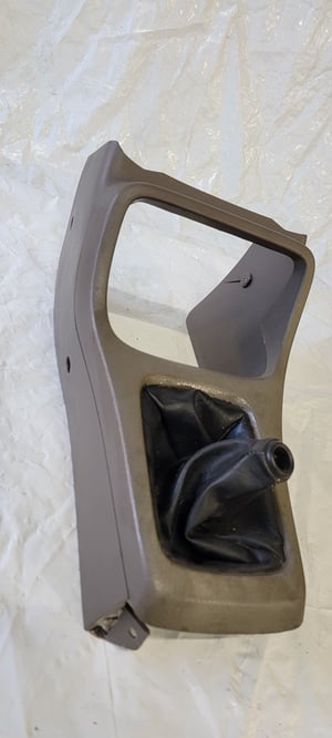 Image of 96-00 civic shift cover with boot tan