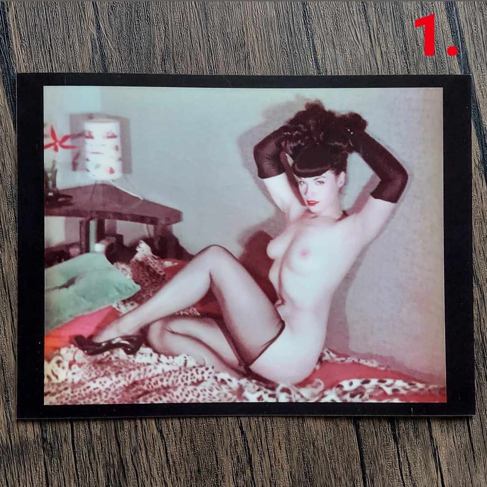 Bettie Page Lenticular Prints