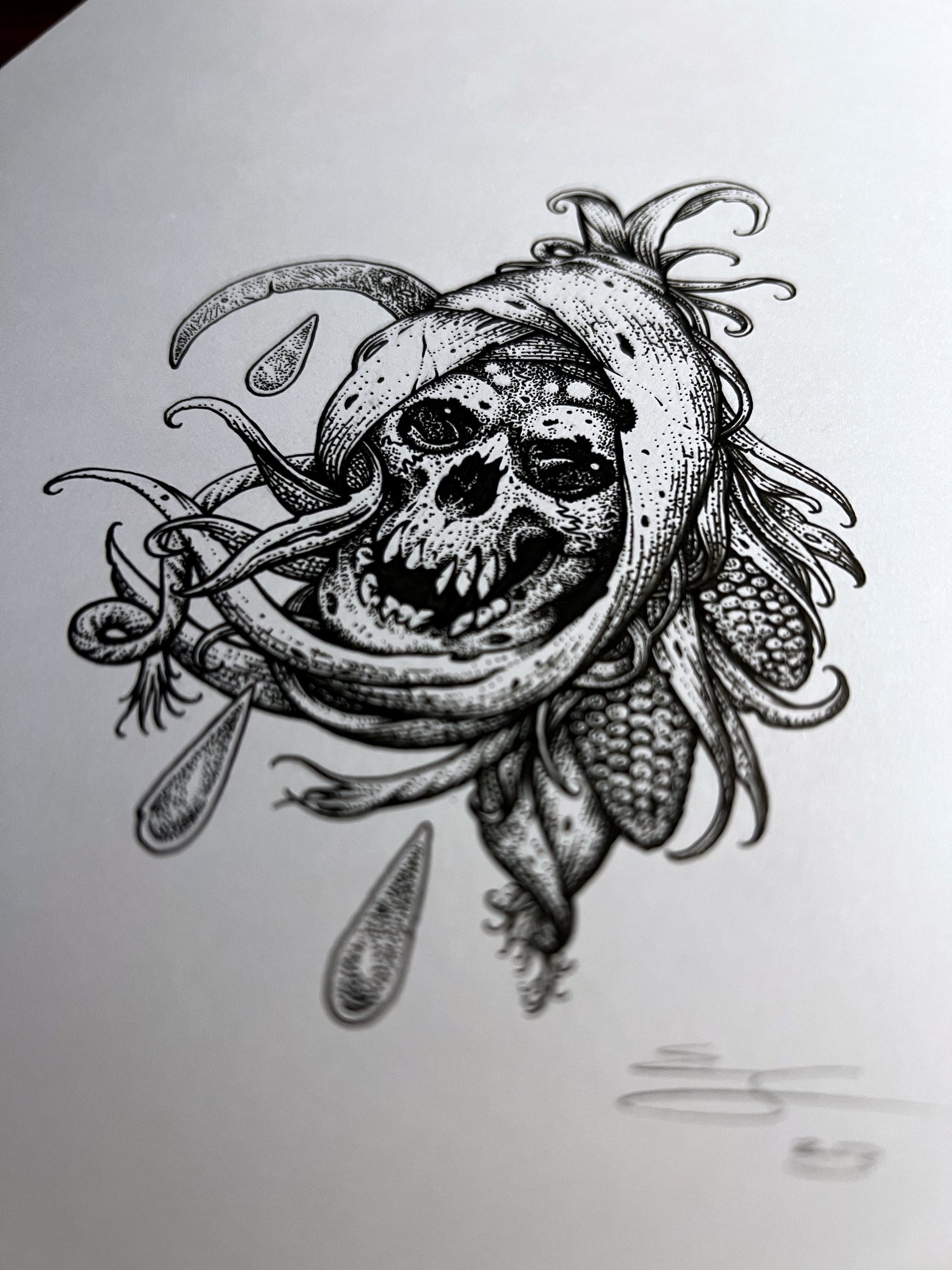 Image of Harvest Fiend - Original Art