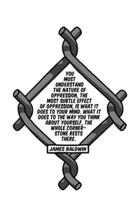 James baldwin quote print
