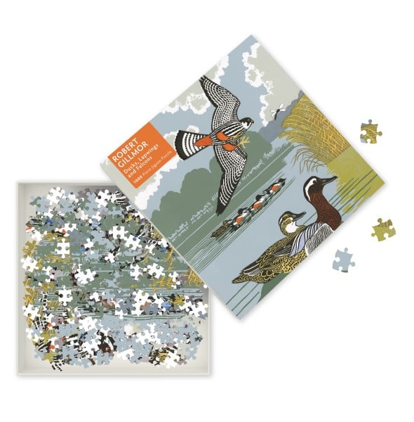 Robert Gillmor: Ducks, Falcons and Lapwings 1000 Piece Jigsaw Puzzle