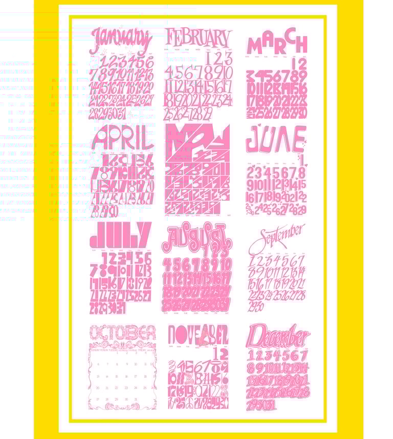 Pink & Yellow 2024 Poster