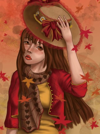 Image of Autumn Day  Art Print