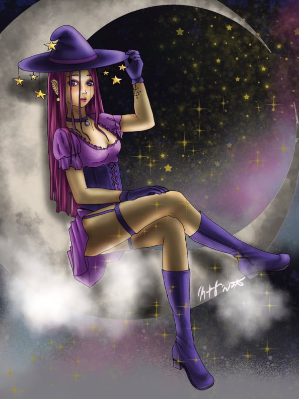 Image of Moon Witch Art Print