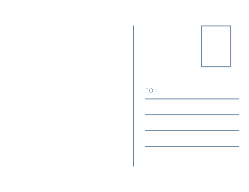 Image of LGBTQ postcard *personalized and signed*