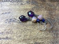 Image 4 of Gemstones and sterling earrings / n16