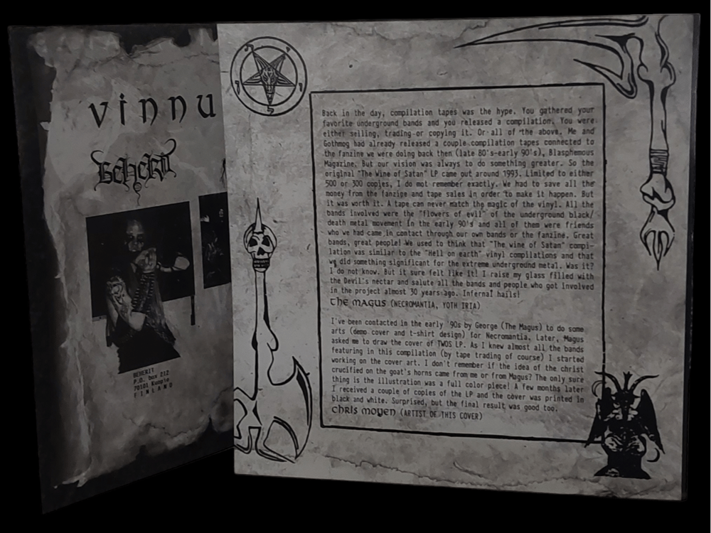 VINNUM DEI SATANAS- The Wine Of Satan COMPILATION CD