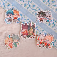 Image 1 of Genshin Ship Holo Stickers