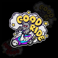 Image 1 of GOOD RIDE - Night Mascot Sticker