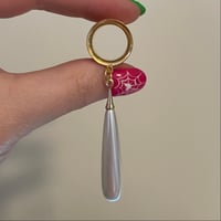 Long Teardrop Pearl Tunnel Dangles (sizes 4g-2")