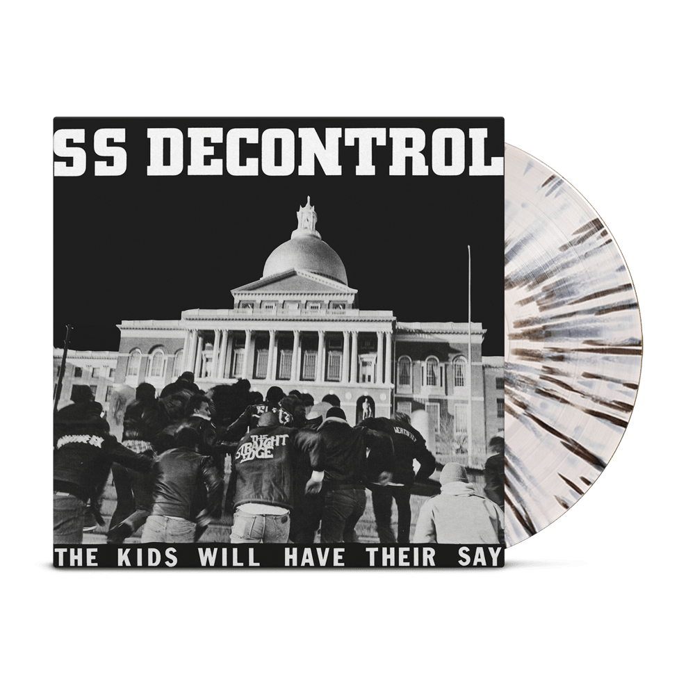 Image of SSD-The Kids Will Have Their Say White w/ Black Splatter LP (Generation Records Exclusive)