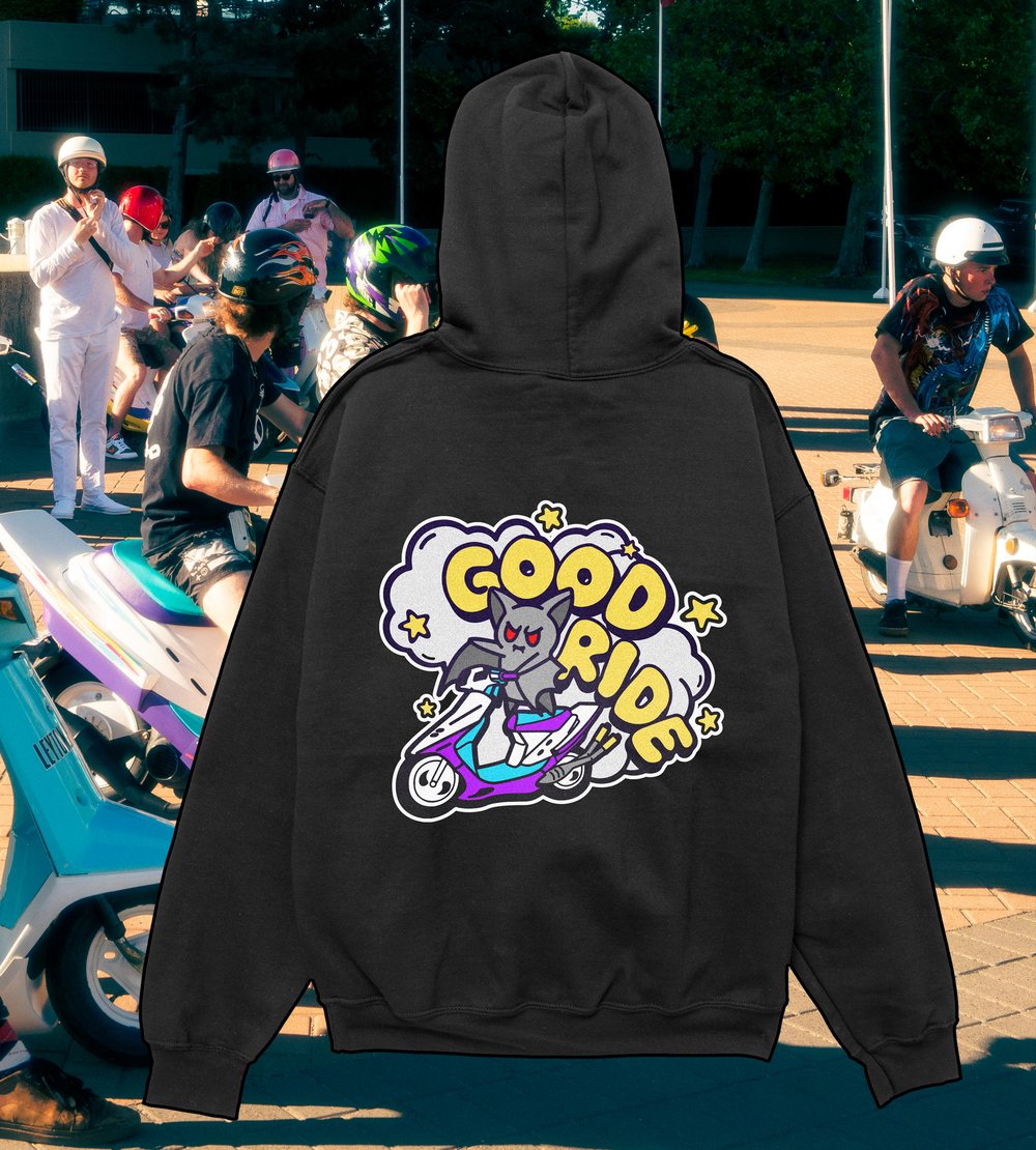 GOOD RIDE - Night Mascot Hoodie