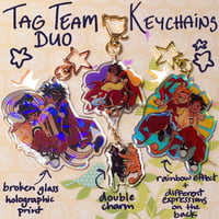 tag team keychains