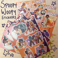 spoopy woopy sticker sheets