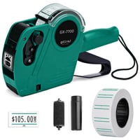 Image 1 of GILLRAJ GX-7700 Price Gun (Label Gun + 5000 Labels + 2 Inks (1 Pre-Installed))