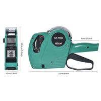 Image 2 of GILLRAJ GX-7700 Price Gun (Label Gun + 5000 Labels + 2 Inks (1 Pre-Installed))