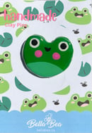 Image 2 of Frog Handmade Clay Pins