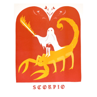 Scorpio Riso Print