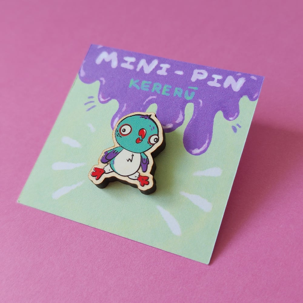 Image of Kereru mini pin 