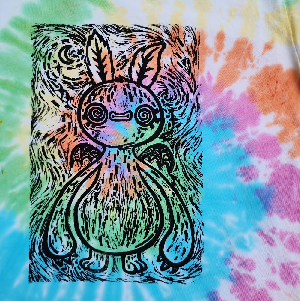 Image of Moffman linoprint tee 