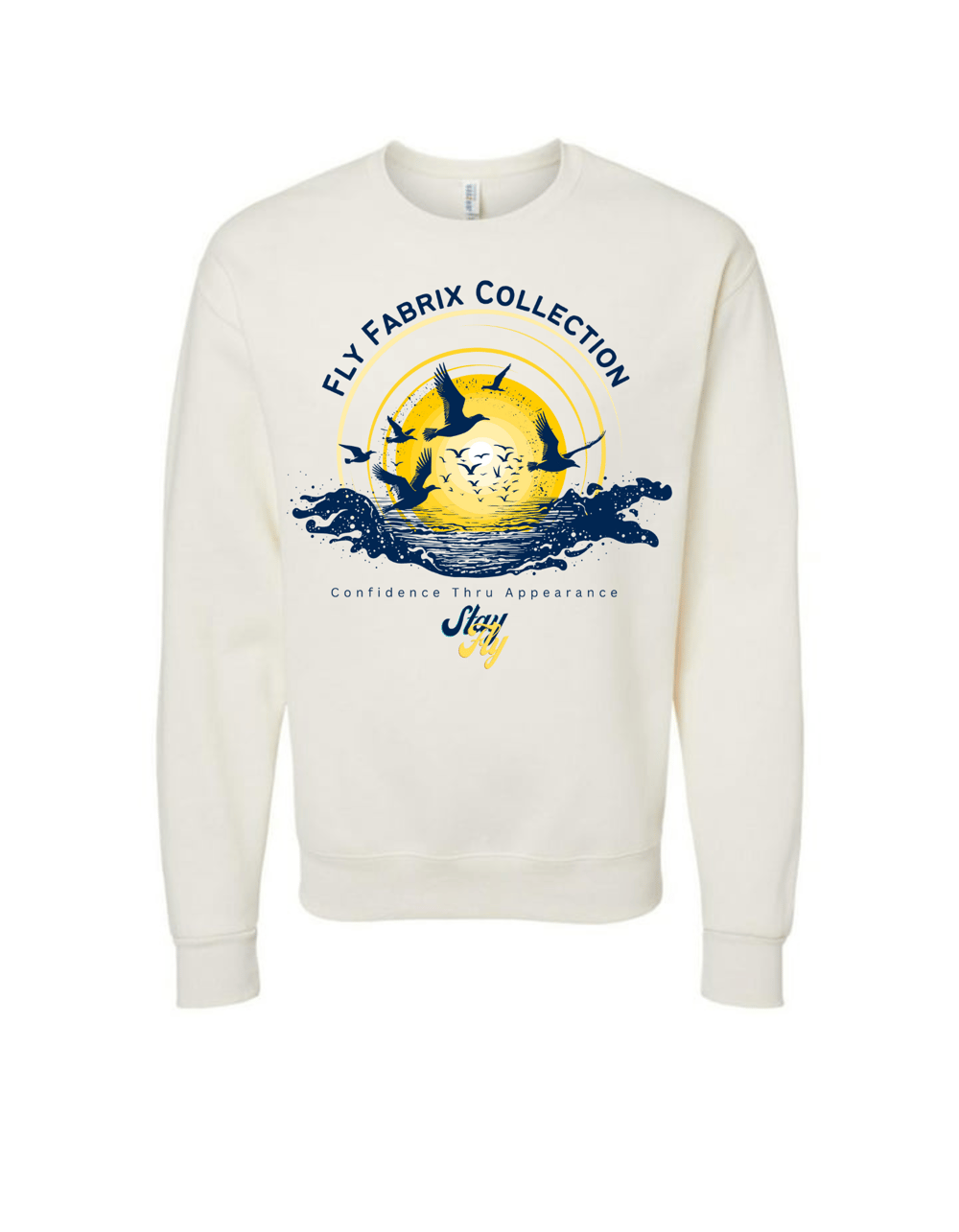 Image of STAY FLY CREAM SWEATER 