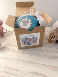 Image 2 of In My Very Merry Teacher Era - Personalized Ornmament and Organic Lip Balm Holiday Gift Set