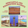 Newcastle and Merewether Fridge magnets